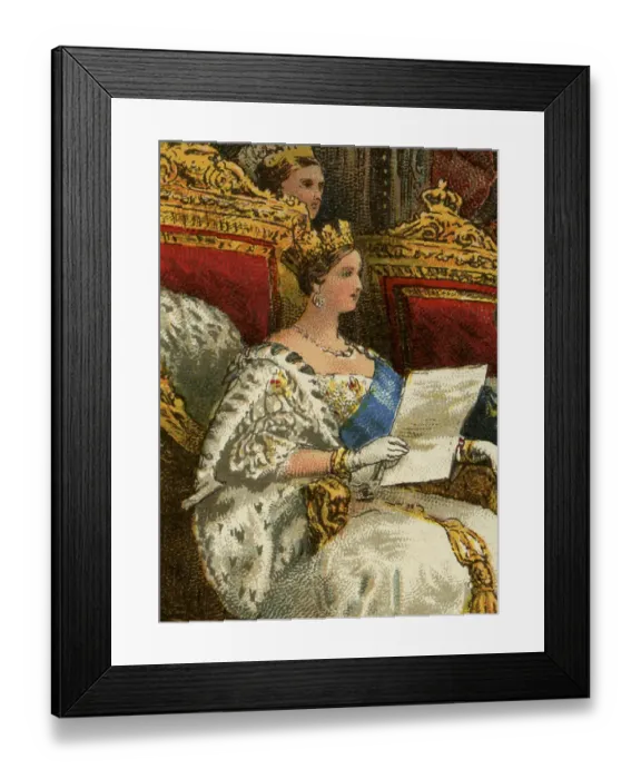 Framed Print : QUEEN VICTORIA PORTRAIT Framed Print : QUEEN VICTORIA PORTRAIT