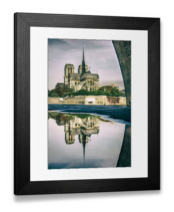 Framed Print : The Cathedral of Notre Dame de Paris Framed Print : The Cathedral of Notre Dame de Paris