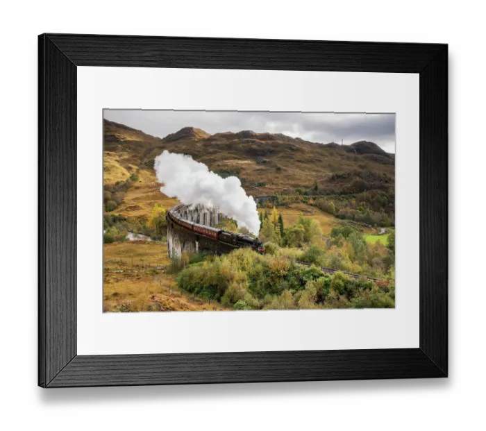 Framed Print : The Jacobite Steam train Crossing the Glenfinnan Viaduct in Scotland Framed Print : The Jacobite Steam train Crossing the Glenfinnan Viaduct in Scotland