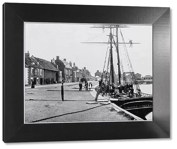 Antique photograph of seaside towns of Great Britain and Ireland: Wells