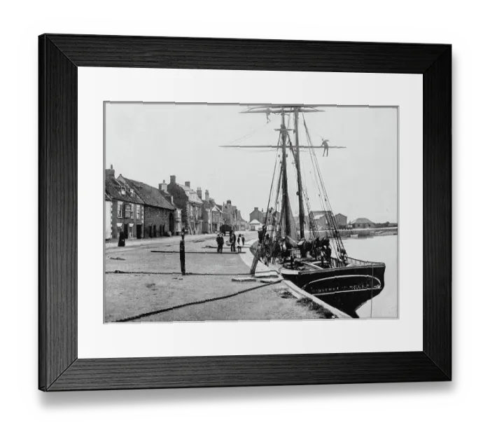 Framed Print : Antique photograph of seaside towns of Great Britain and Ireland: Wells Framed Print : Antique photograph of seaside towns of Great Britain and Ireland: Wells