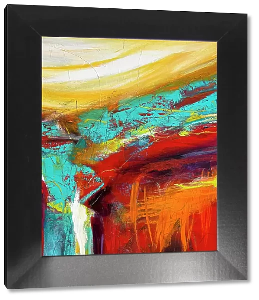 Abstract Modern Painting Textured Background