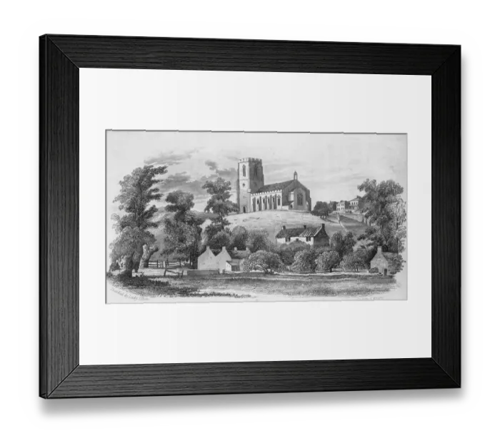 Framed Print : Clevedon New Church Framed Print : Clevedon New Church