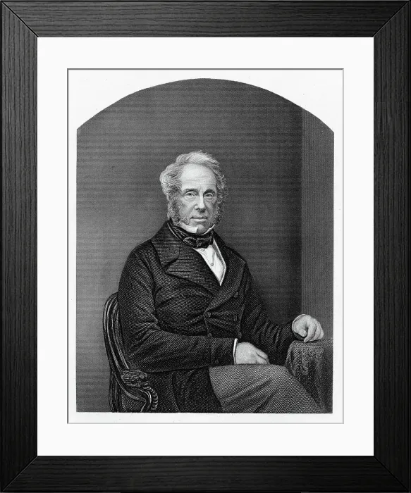 Framed Print : Viscount Palmerston kcb - ee Henry John Temple - engraving 1884 Framed Print : Viscount Palmerston kcb - ee Henry John Temple - engraving 1884