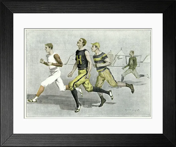 Framed Print : Athletics race Framed Print : Athletics race