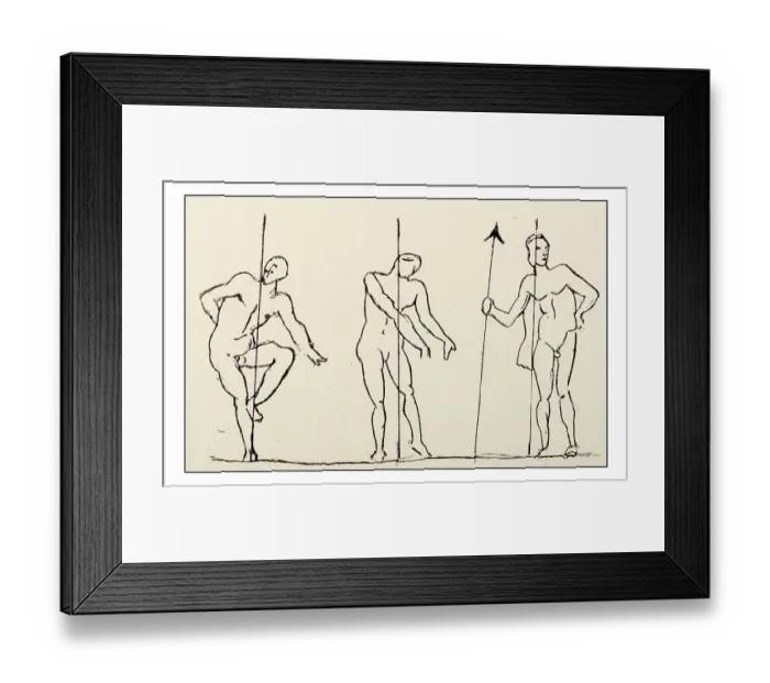 Framed Print : Leonardo's sketches and drawings: man sketch Framed Print : Leonardo's sketches and drawings: man sketch