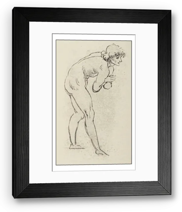 Framed Print : Leonardo's sketches and drawings: man Framed Print : Leonardo's sketches and drawings: man