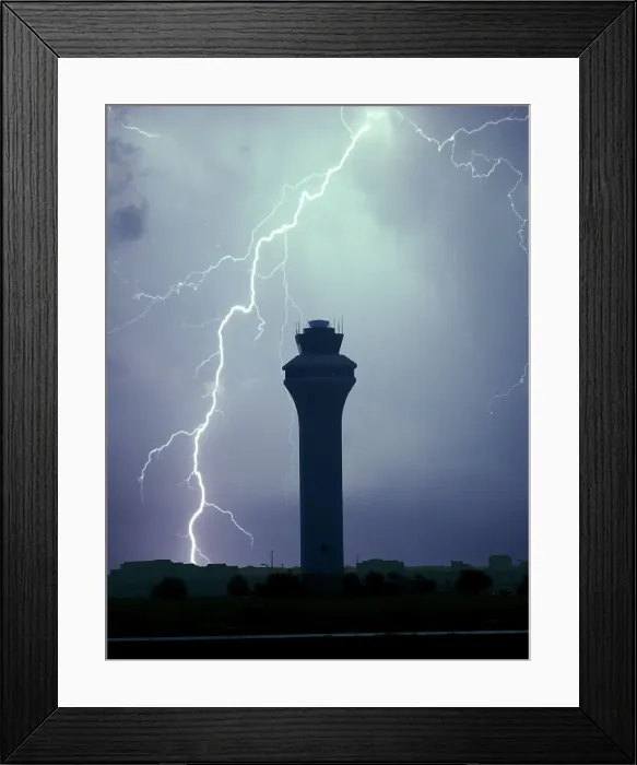 Framed Print : Airport Control Tower Framed Print : Airport Control Tower