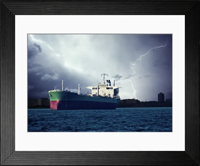 Framed Print : Oil Tanker Framed Print : Oil Tanker
