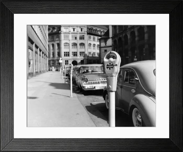 Framed Print : Zurich Meters Framed Print : Zurich Meters