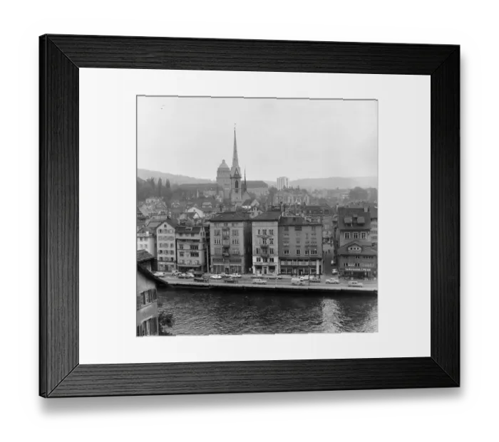 Framed Print : Zurich On Limmat Framed Print : Zurich On Limmat