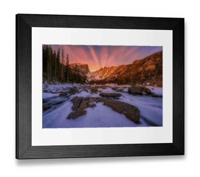Framed Print : Dream Lake Dawn Framed Print : Dream Lake Dawn