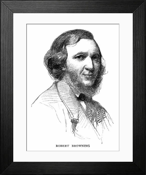 Framed Print : Robert Browning Framed Print : Robert Browning