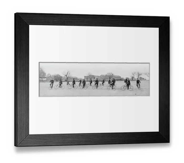 Framed Print : Navy and Army antique historical photographs: Military Bicycling in India Framed Print : Navy and Army antique historical photographs: Military Bicycling in India
