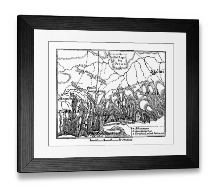 Framed Print : Battle Area of Plataea Framed Print : Battle Area of Plataea