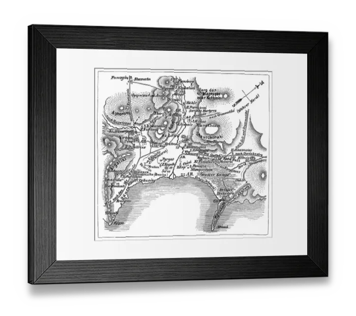 Framed Print : The territory of Marathon