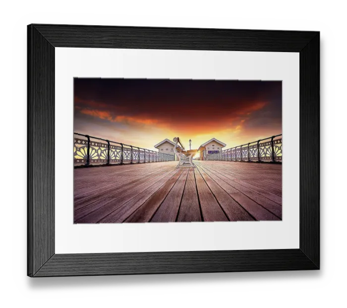 Framed Print : Penarth Pier at Early Morning Framed Print : Penarth Pier at Early Morning