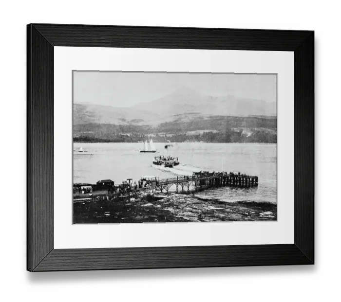 Framed Print : Antique photograph of seaside towns of Great Britain and Ireland: Arran Framed Print : Antique photograph of seaside towns of Great Britain and Ireland: Arran