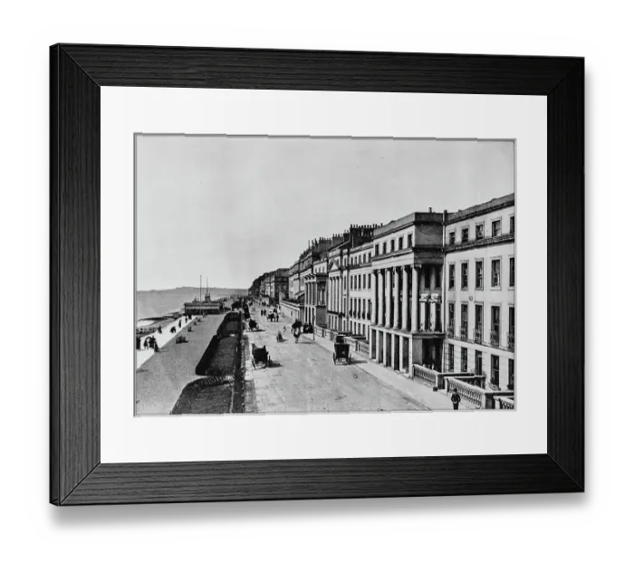 Framed Print : Antique photograph of seaside towns of Great Britain and Ireland: St Leonards Framed Print : Antique photograph of seaside towns of Great Britain and Ireland: St Leonards