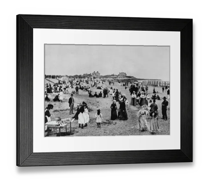 Framed Print : Antique photograph of seaside towns of Great Britain and Ireland: Walton on the Naze Framed Print : Antique photograph of seaside towns of Great Britain and Ireland: Walton on the Naze