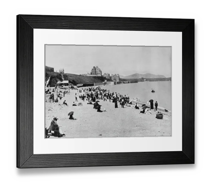 Framed Print : Antique photograph of seaside towns of Great Britain and Ireland: Colwyn Bay