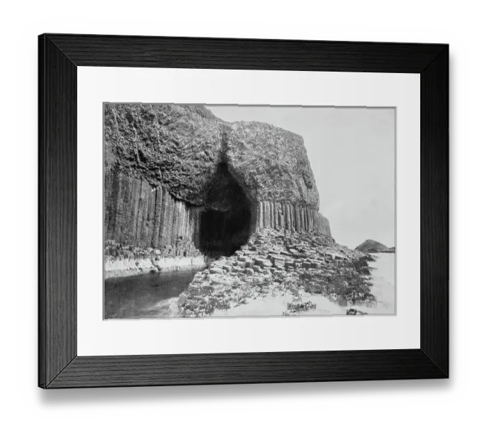 Framed Print : Antique photograph of seaside towns of Great Britain and Ireland: Staffa Framed Print : Antique photograph of seaside towns of Great Britain and Ireland: Staffa