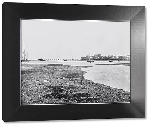 Antique photograph of seaside towns of Great Britain and Ireland: Yarmouth (Isle of Wight)