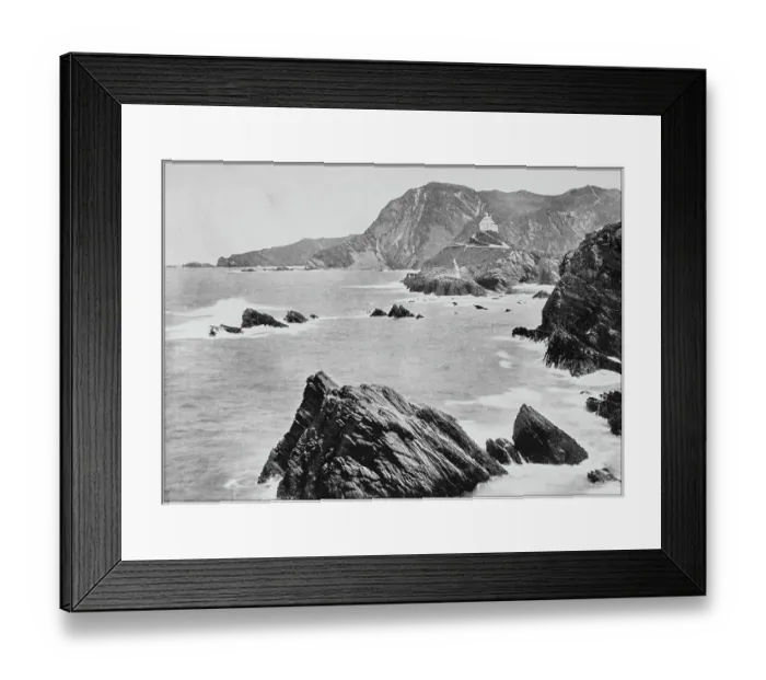 Framed Print : Antique photograph of seaside towns of Great Britain and Ireland: Ilfracombe Framed Print : Antique photograph of seaside towns of Great Britain and Ireland: Ilfracombe