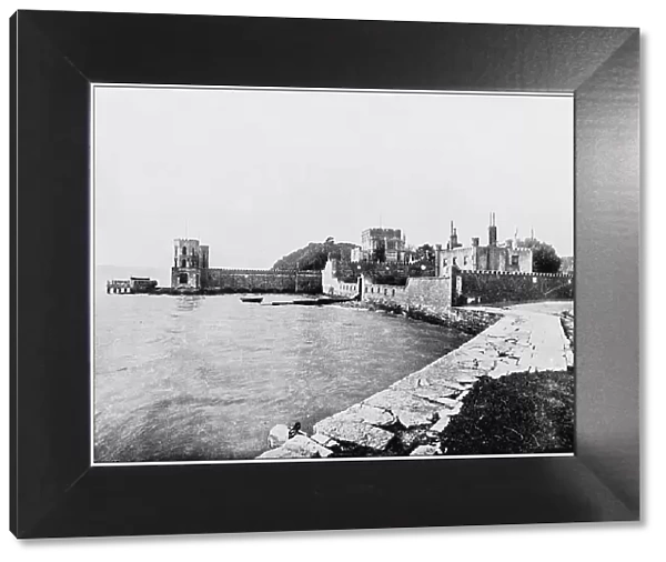 Antique photograph of seaside towns of Great Britain and Ireland: Branksea Island