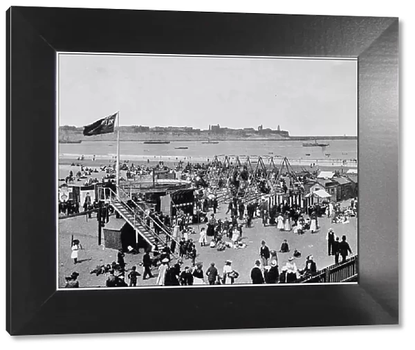 Antique photograph of seaside towns of Great Britain and Ireland: South Shields