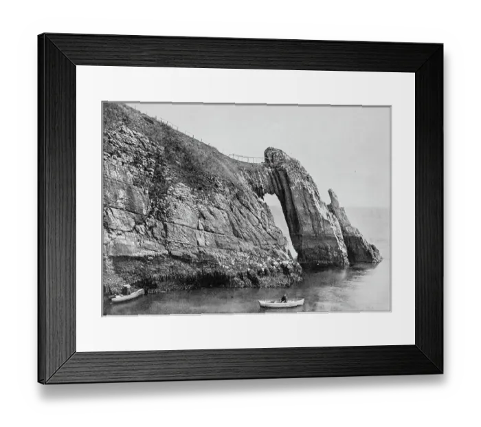 Framed Print : Antique photograph of seaside towns of Great Britain and Ireland: Torquay Framed Print : Antique photograph of seaside towns of Great Britain and Ireland: Torquay