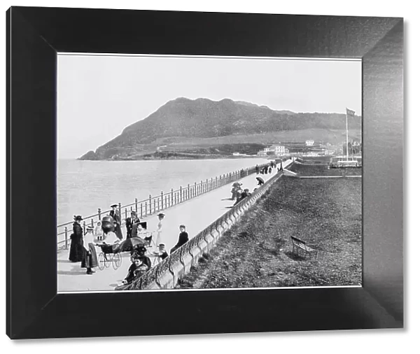 Antique photograph of seaside towns of Great Britain and Ireland: Bray
