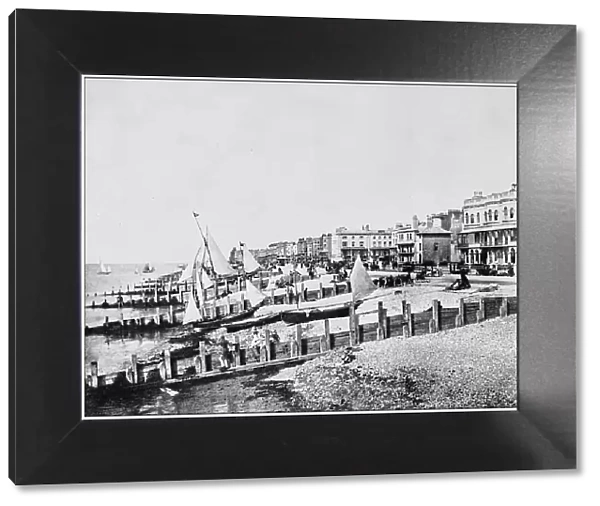 Antique photograph of seaside towns of Great Britain and Ireland: Worthing