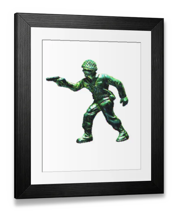 Framed Print : Plastic Toy Soldier Framed Print : Plastic Toy Soldier