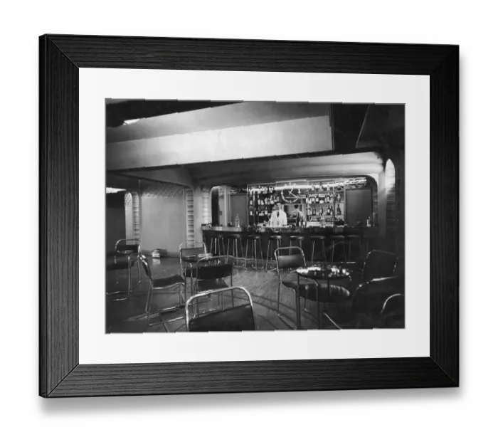 Framed Print : Art Deco Bar Framed Print : Art Deco Bar