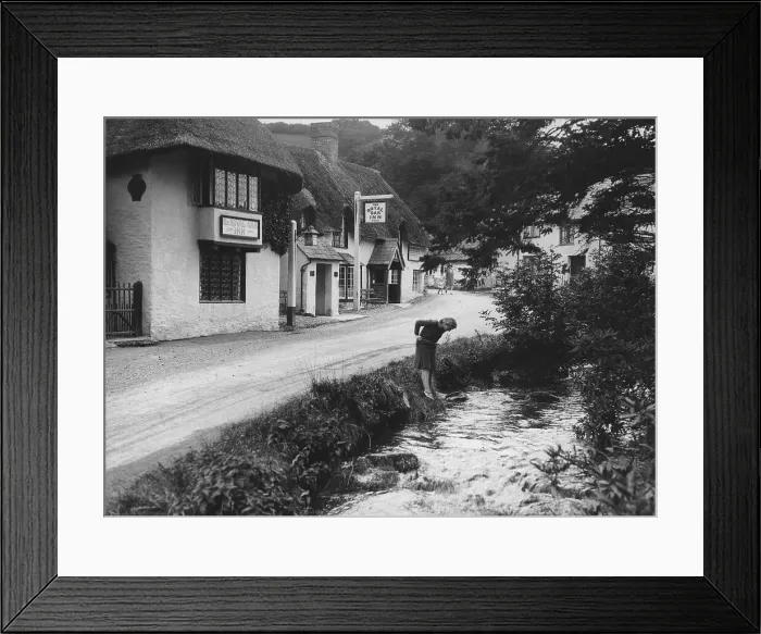 Framed Print : Exmoor Village Framed Print : Exmoor Village
