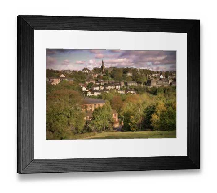 Framed Print : Golcar Village View Framed Print : Golcar Village View