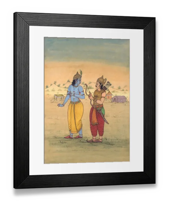 Framed Print : Karna's test of character Framed Print : Karna's test of character