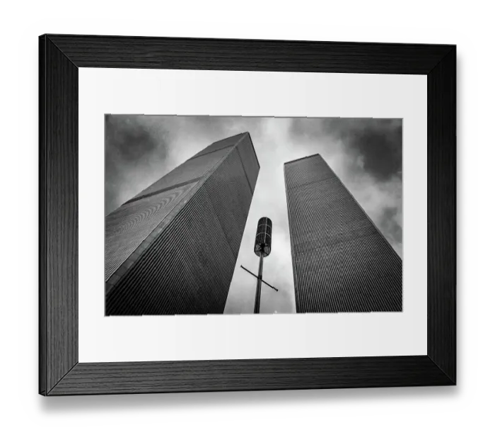 Framed Print : World Trade Centre Twin Towers Framed Print : World Trade Centre Twin Towers