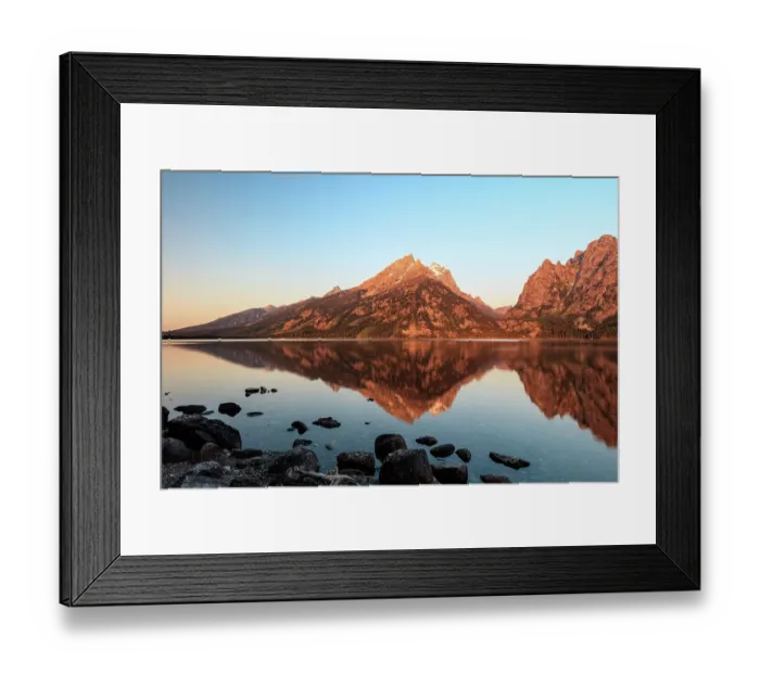 Framed Print : The Grand and Jenny Lake Framed Print : The Grand and Jenny Lake
