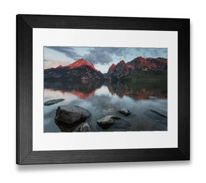 Framed Print : Sunrise at Jenny Lake Framed Print : Sunrise at Jenny Lake