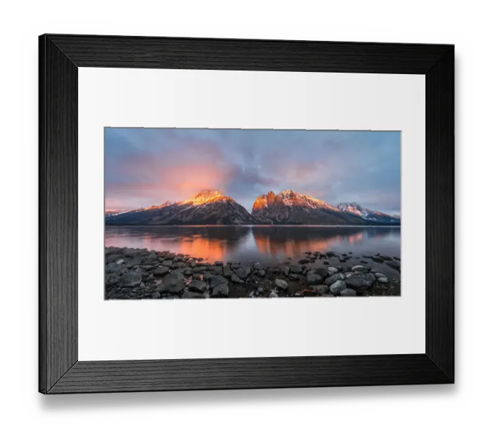 Framed Print : Jenny Lake Sunrise Framed Print : Jenny Lake Sunrise