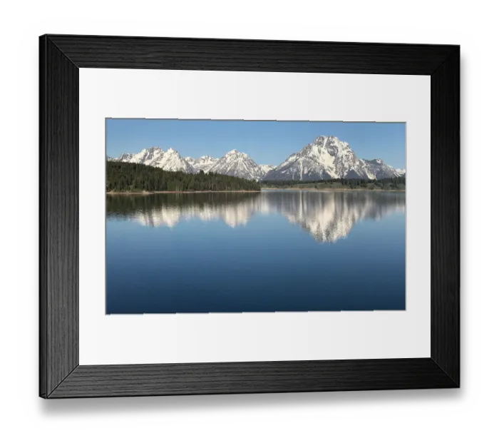 Framed Print : Reflection Mountain at Jackson Lake 4 Framed Print : Reflection Mountain at Jackson Lake 4