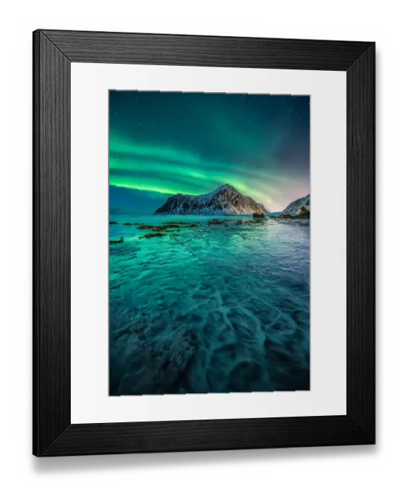 Framed Print : Skagsanden beach, Lofoten, Norway Framed Print : Skagsanden beach, Lofoten, Norway