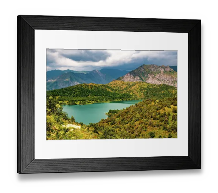 Framed Print : Stunning Kyla-Kol lake in Sary-Chelek nature reserve, Jalal-Abad Province, Kyrgyzstan Framed Print : Stunning Kyla-Kol lake in Sary-Chelek nature reserve, Jalal-Abad Province, Kyrgyzstan