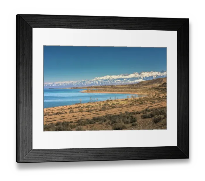 Framed Print : Kyrgystan, Lake Issyk-kul Framed Print : Kyrgystan, Lake Issyk-kul
