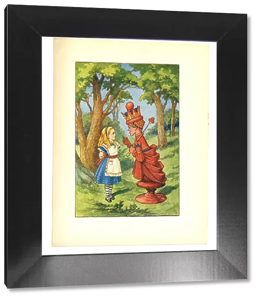 Red Queen illustration, (Alice's Adventures in Wonderland)