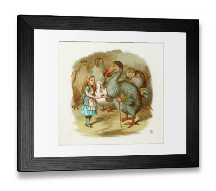 Framed Print : Alice in Wonderland Framed Print : Alice in Wonderland