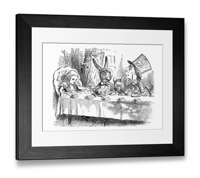 Framed Print : Mad Hatters Tea Party Framed Print : Mad Hatters Tea Party