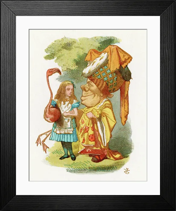 Framed Print : Alice in Wonderland Framed Print : Alice in Wonderland
